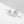 CD0038 925 Sterling Silver Clover Cubic Zirconia Stud Earring