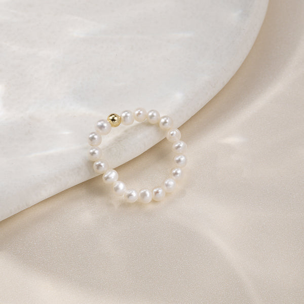 FJ0802 FJ0806 FJ0807 Handmade Freshwater Pearl Ring