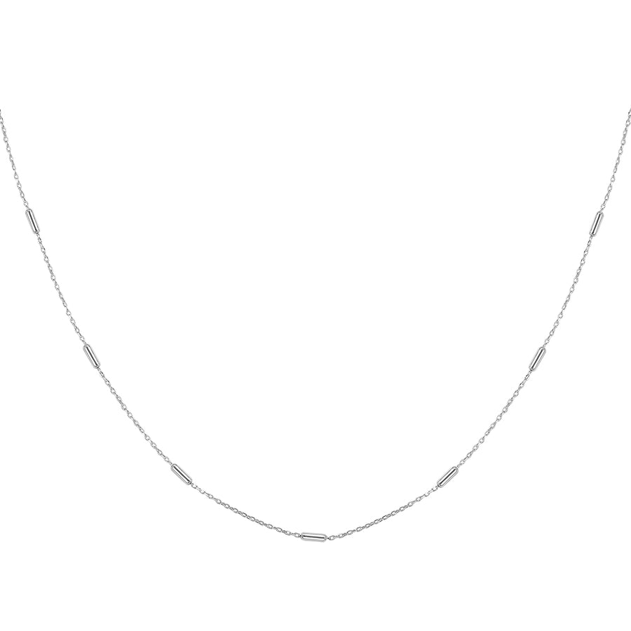 FX0865 925 Sterling Silver Classic Chian Necklace
