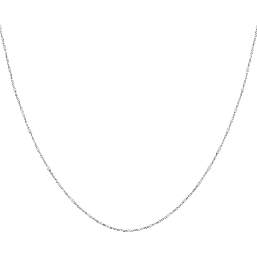 FX0867 925 Sterling Silver Minimalist Women Chain Necklace