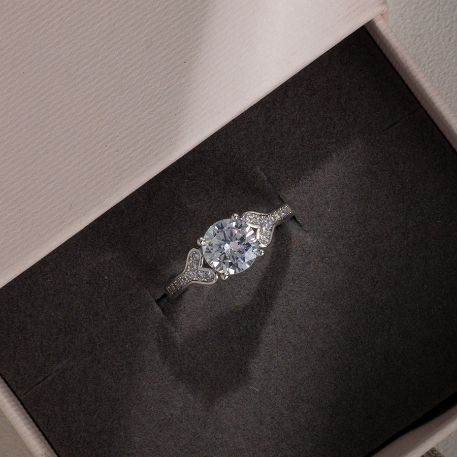 GJ4136 925 925 Sterling Silver Gemstone Ring For Women