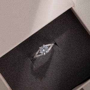 GJ4149 925 Sterling Silver CZ Women Wedding Ring