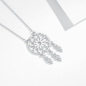 GX1423 925 Sterling Silver Dreamcatcher Classic Necklace