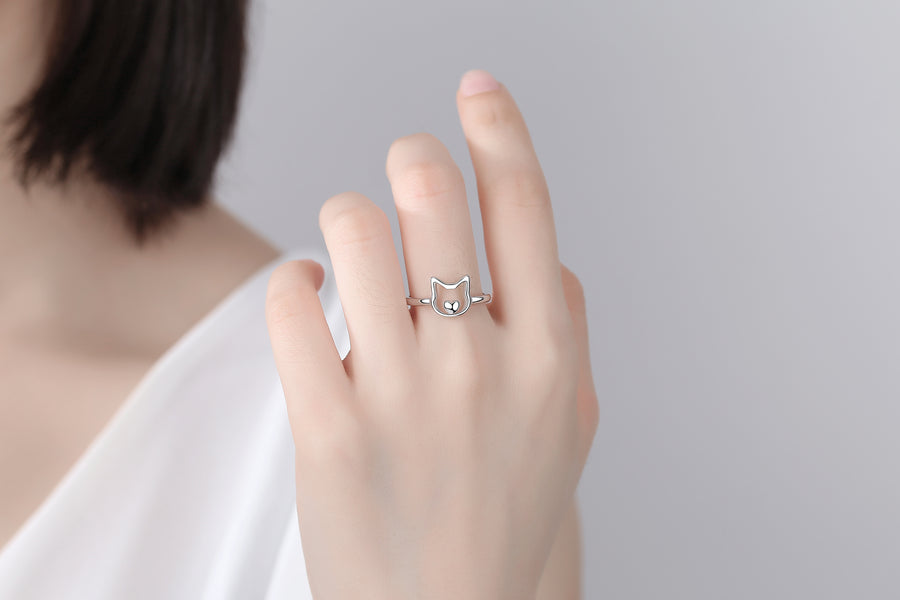 YJ1313 925 Sterling Silver Fashion Heart Ring