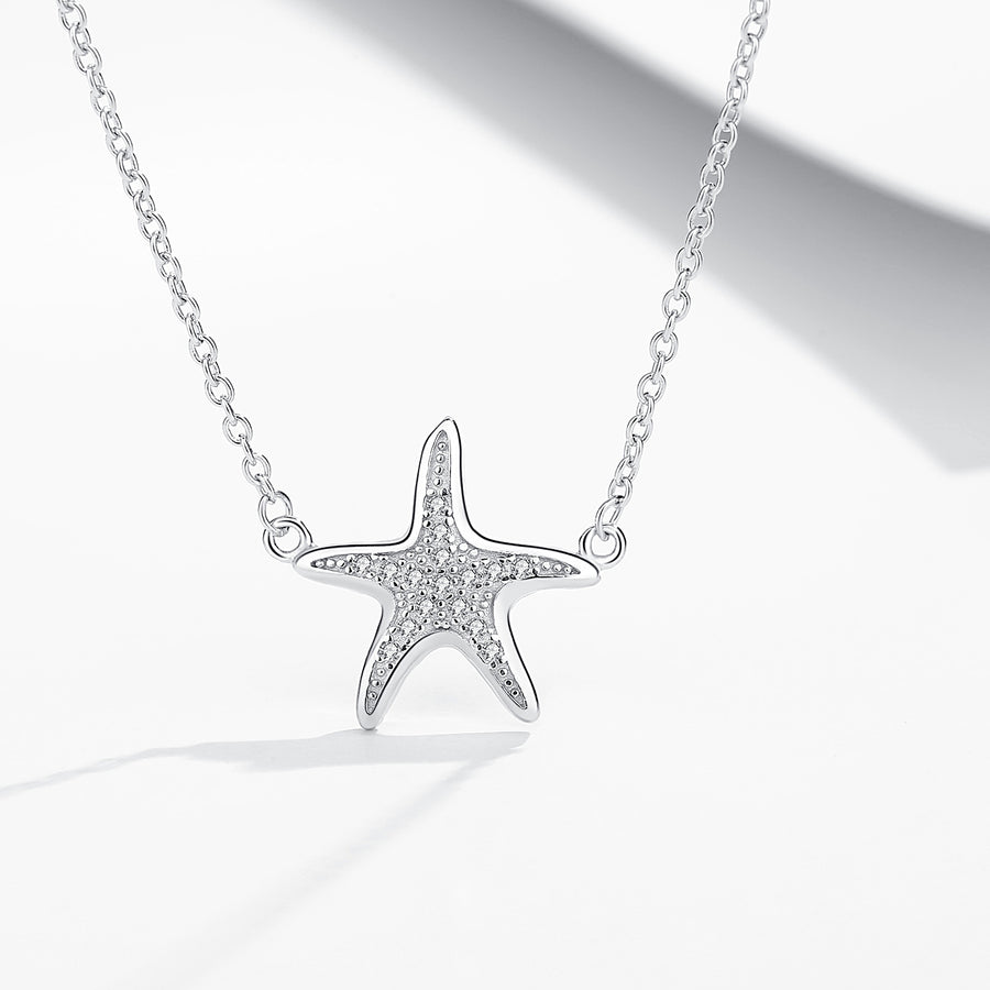 GX1009 925 Sterling Silver The Starfish Necklace