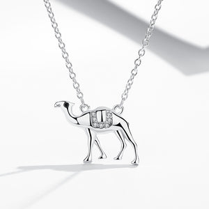GX1025 925 Sterling Silver Luxurious Camel Necklace
