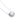 GX1036 925 Sterling Silver Shape Round With Pearl Necklace