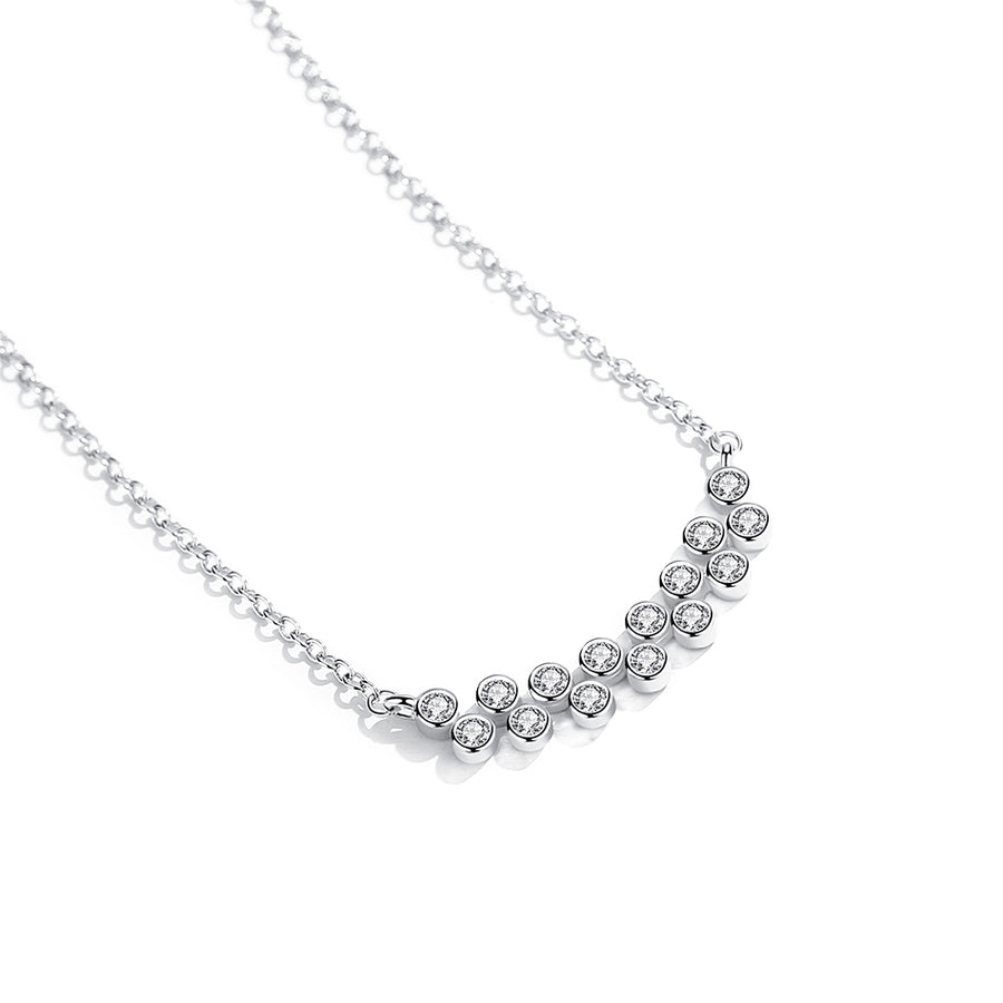 GX1037 925 Sterling Silver Leaves Pendant Necklace