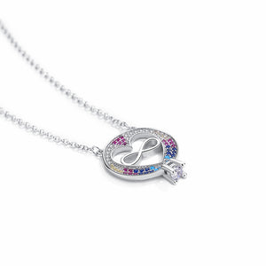 GX1099 925 Sterling Silver Specially Evil Eye Pendant Necklace