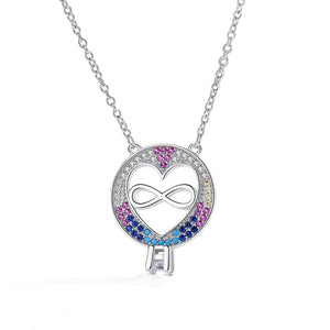 GX1099 925 Sterling Silver Specially Evil Eye Pendant Necklace
