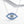 GX1137 925 Sterling Silver Big Blue Eye Pendant Necklace