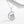 GX1045 925 Sterling Silver CZ Owl Pendant Necklace