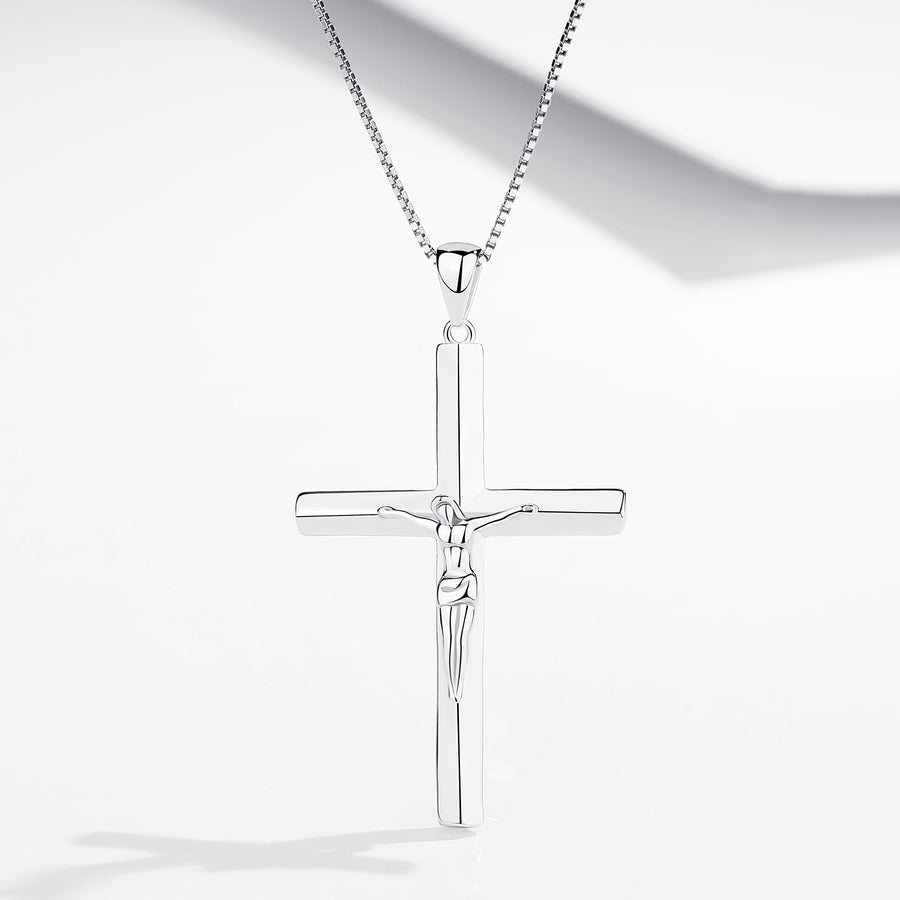 GX1049 925 Sterling Silver Original Cross Pendant Necklace