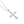 GX1054 925 Sterling Silver Trendy Crpss Necklace