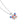 GX1063 925 Sterling Silver Colorful Butterfly Pendant Necklace