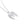 GX1073 925 Sterling Silver White CZ Wings Of An Angel Necklace
