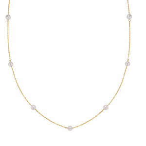 FX0748  Round Freshwater Pearl Necklace