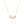 FX0679 925 Sterling Silver High Polish Heart Necklace