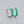 YHE0498 925 Sterling Silver Green Enamel Huggie Women Earring