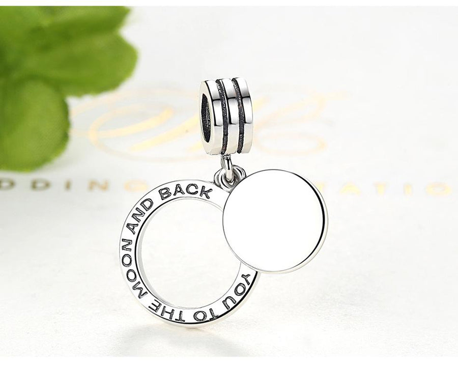 PY1482 925 Sterling Silver  Personalized Custom Charm