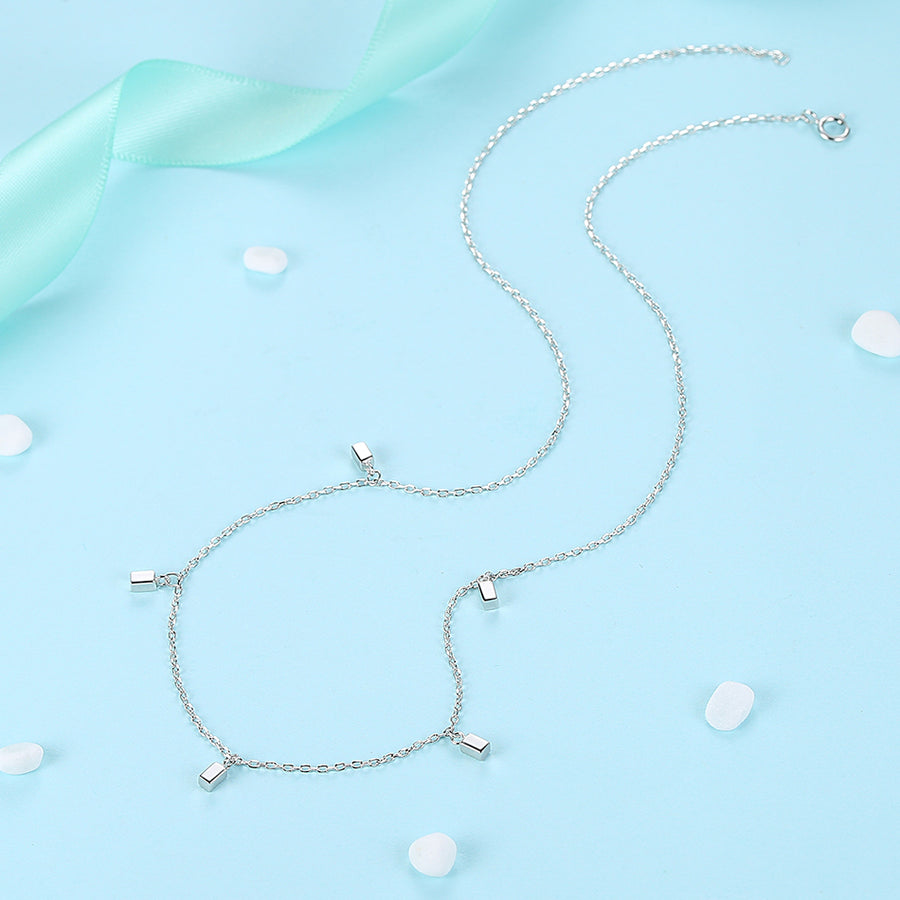 YX1559 925 Sterling Silver Simple Choker Necklace