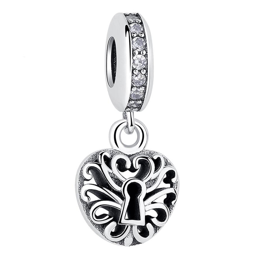 PY1466 925 Sterling Silver Mysterious Chrome Charm