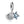 PY1427 925 Sterling Silver Starfish & Shell Dangle Charm