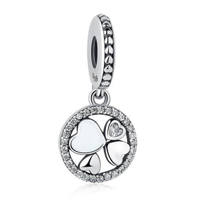 PY1425 925 Sterling Silver My Lucky Girl Clover Pendant