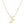 FX0542 925 Sterling Silver Letter Pendant Necklace
