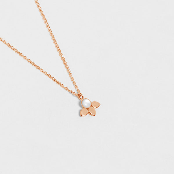 FX0175 925 Sterling Silver Pearl Nugget Necklace