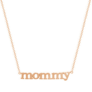 FX0488 925 Sterling Silver Mommy Necklace
