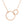 FX0407 925 Sterling Silver Connection Circle Necklace