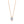 FX0857 925 Sterling Silver Square Sparkle Cubic Zirconia Necklace