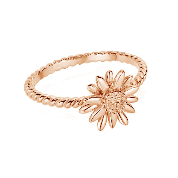 FJ0494 925 Sterling Silver Daisy Flower Ring