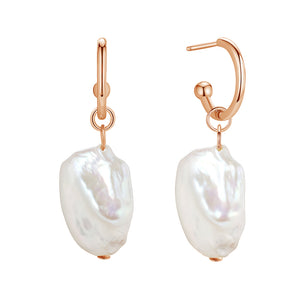 FE1773 925 Sterling Silver Freshwater Pearl Earrings