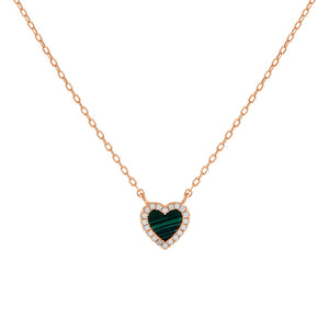 FX0503 925 Sterling Silver Heart Pendant Necklace