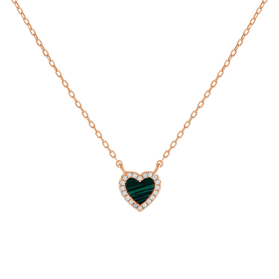 FX0503 925 Sterling Silver Heart Pendant Necklace