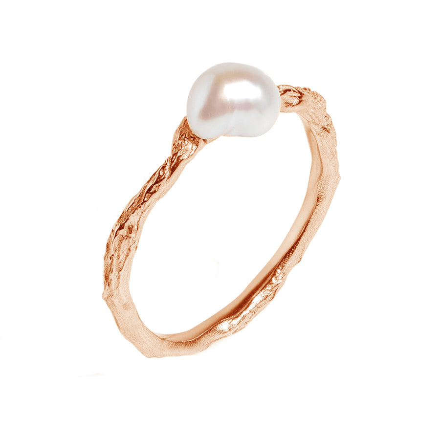 FJ0719 925 Sterling Silver Freshwater Pearl Ring