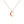 FX0413 925 Sterling Silver Moon Pendant Necklace