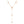 FX0377 925 Sterling Silver Butterfly Drop Necklace