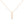 FX0246 925 Sterling Silver Zircon Pendant Necklace
