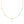 FX0442 925 Sterling Silver Bezel Baguette Zircon Necklace