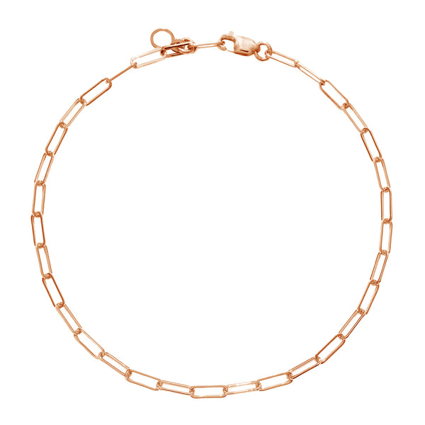 FS0150 925 Sterling Silver Boyfriend Bold Chain Bracelet