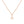 FX0544 925 Sterling Silver Gold Letter Pendant Necklace