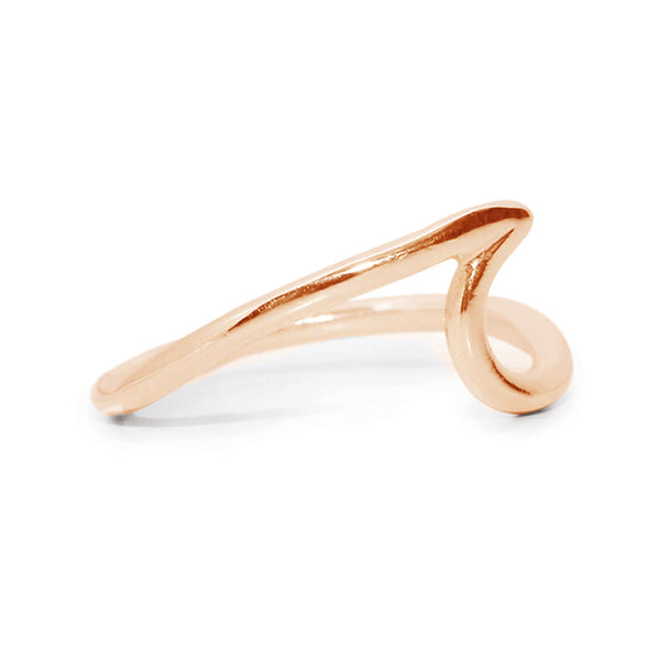 FJ0200 925 Sterling Silver Wavy Ring