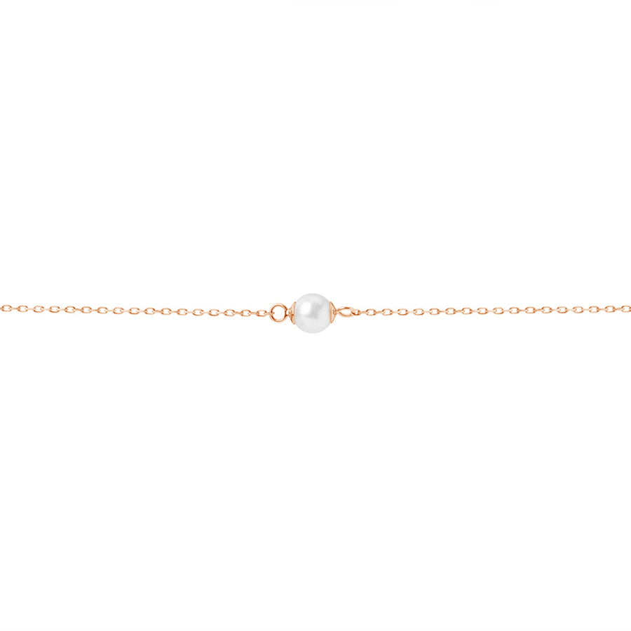 FS0138 925 Sterling Silver Single Pearl Bracelet