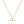 FX0317 925 Sterling Silver T Bar Drop Necklace