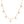 FX0257 925 Sterling Silver Clover Beaded Necklace