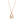 FX0661 925 Sterling Silver Cubic Zirconia Lock Pendant Necklace