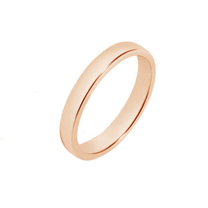 FJ0520 925 Sterling Silver Gold Band Ring